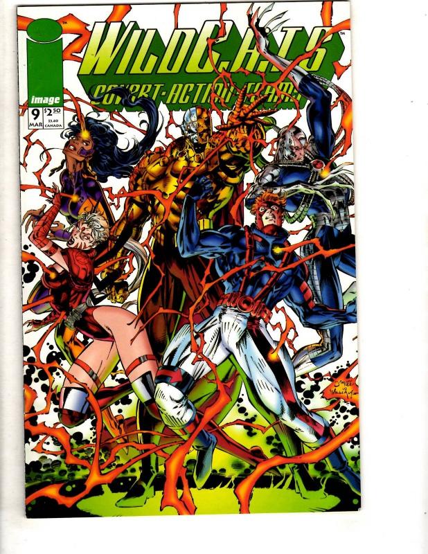 Lot Of 10 Wildcats Image Comic Books # 1 2 3 4 5 6 7 8 9 10 Jim Lee CR30