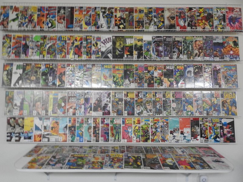 Huge Lot of 150+ Comics w/ Nightcrawler, Iron Man, Hulk Avg. VF- Condition