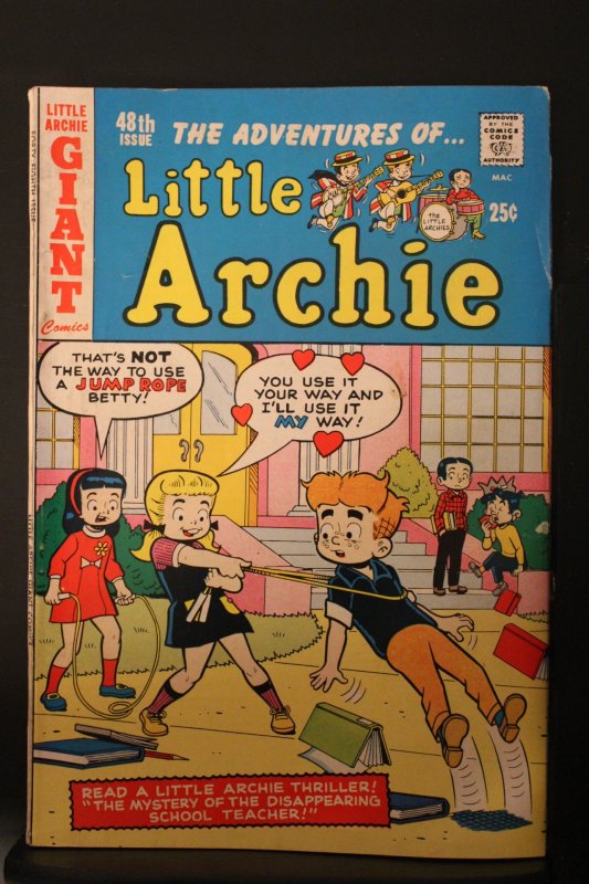 The Adventures of Little Archie #48 (1968) VF Little Betty, Veronica Boca CERT!