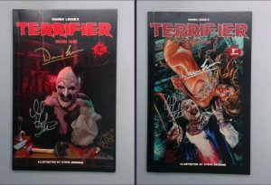 Terrifier Book One Both Covers SIGNED Damien Leone & David Howard Thornton NM