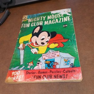 CBS Television MIGHTY MOUSE FUN CLUB MAGAZINE #3 VISITORS FROM 20 FATHOMS!! 1958 