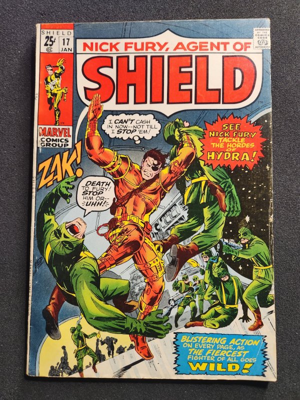 Nick Fury, Agent of SHIELD #17 (1971) FN+