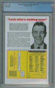 Tomb of Dracula #10: Facsimile Edition (2020) CGC 9.8! White Pages!