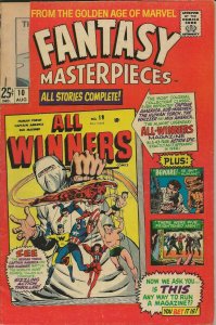 Fantasy Masterpieces #10 ORIGINAL Vintage 1967 Marvel Comics Captain America