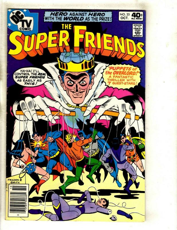 11 The Super Friends DC Comics #  25 26 28 29 30 31 32 33 38 39 41 Superman WS1