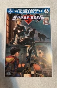 Super Sons #1 (2017) *Tyler Kirkham variant *SIGNED W/O COA