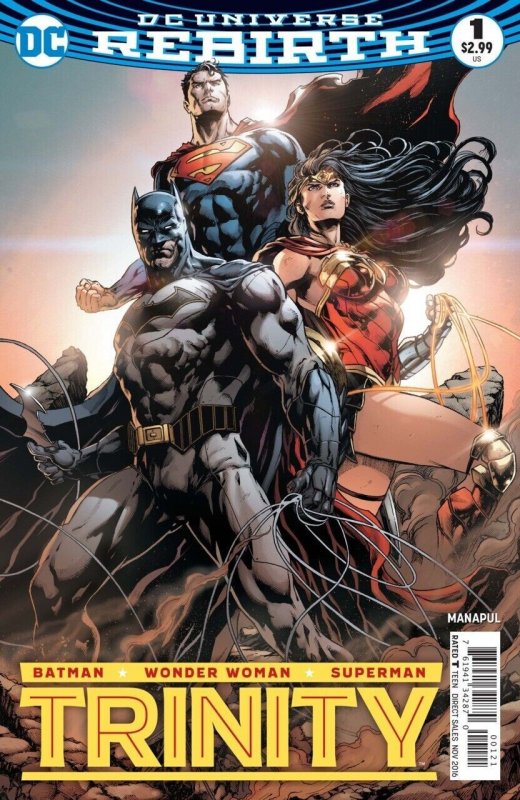 Trinity (2016) #1 VF/NM Jason Fabok & Brad Anderson Variant Cover DC Comics