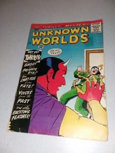 UNKNOWN WORLDS 27 scifi ogden whitney art classic DEVIL COVER SILVER AGE HORROR