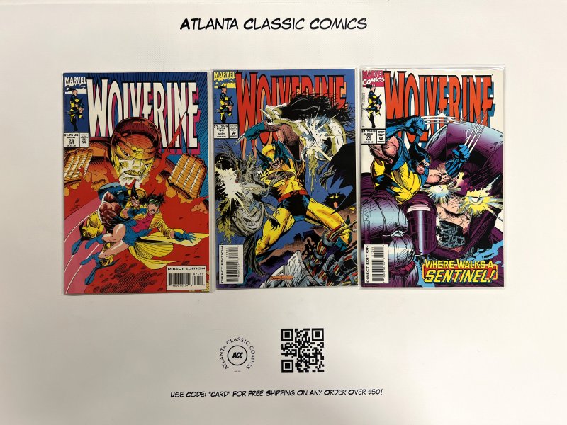 3 Wolverine Marvel Comic Books#72 73 74 Spiderman X-Men Thor Avengers 76  JS5 | Comic Books - Modern Age, Wolverine