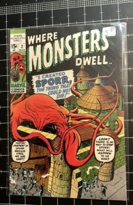 Where Monsters Dwell #2 (1970) Sporr 