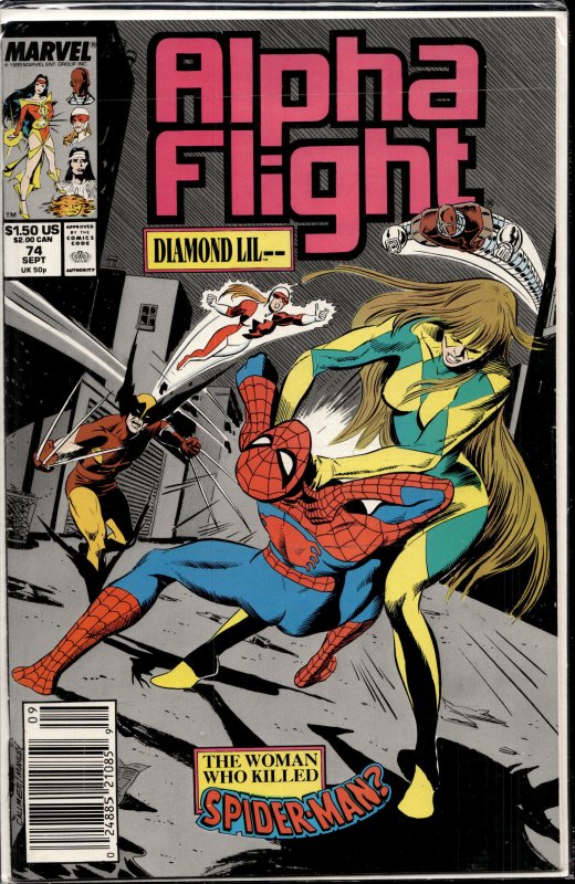 Alpha Flight #74 (1989) Alpha Flight