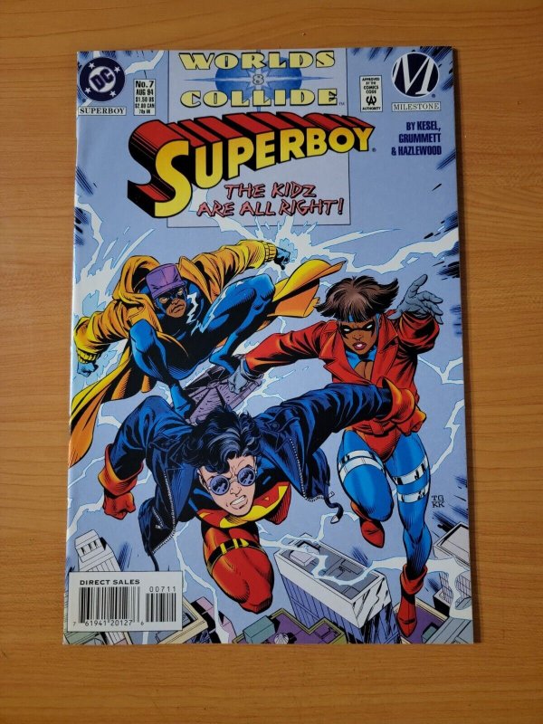 Superboy v3 #7 Direct Market Edition ~ NEAR MINT NM ~ 1994 DC Comics