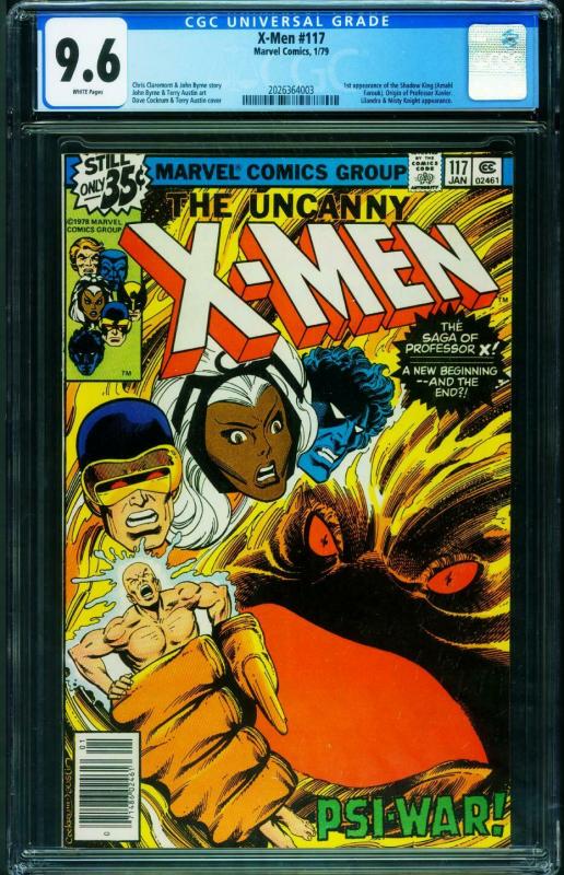 UNCANNY X-MEN #117 CGC 9.6 comic book 1979-MARVEL COMICS  2026364003