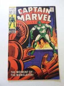 Captain Marvel #12 (1969) FN/VF condition