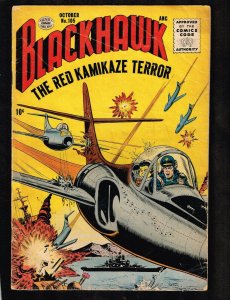 Blackhawk #105 ~ 1956 The Red Kamikaze Terror ~ (4.0) WH