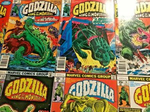 GODZILLA KING OF THE MONSTERS#1-16 VF LOT 1978 (10 BOOKS) MARVEL COMICS