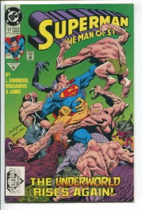 SUPERMAN: MAN OF STEEL (1991 DC) #17 FN/VF NM