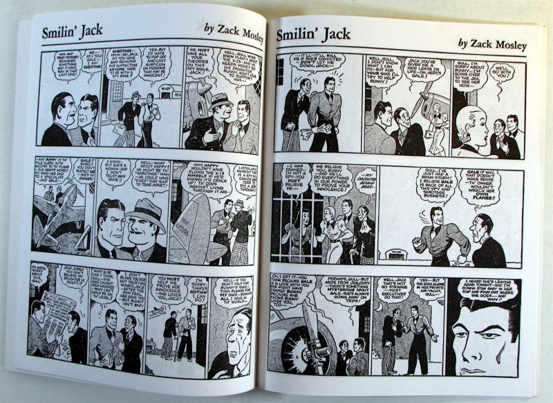 Smilin' Jack Reprint #14 B&W 2000 Pacific Comics Zack Mosley Softcover Book