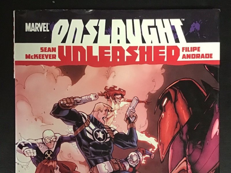 Onslaught Unleashed HC w Dust Jacket Marvel Comics 1st Printing 2011