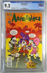 ANIMANIACS #2 (1995) CGC 9.2 (SLAB GRADE)