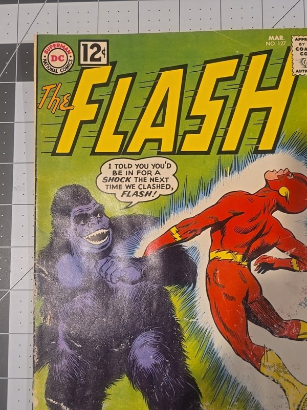 The Flash #127 1962 First Gorilla Grodd Cover DC Comics