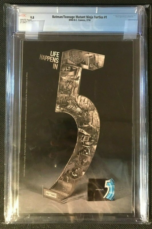 Batman / Teenage Mutant Ninja Turtles #1 CGC 9.8 DC / IDW TMNT 