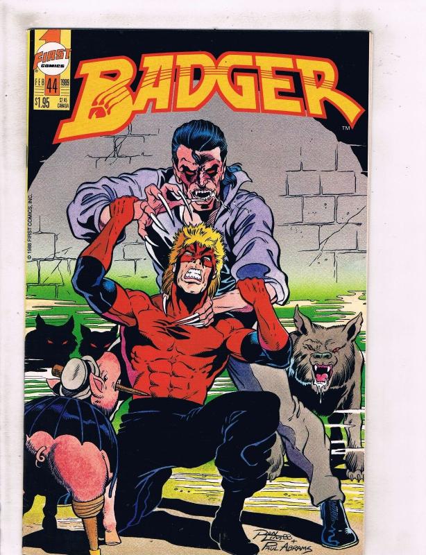 Lot of 5 Badger First Comic Books #42 43 44 45 46 WT5