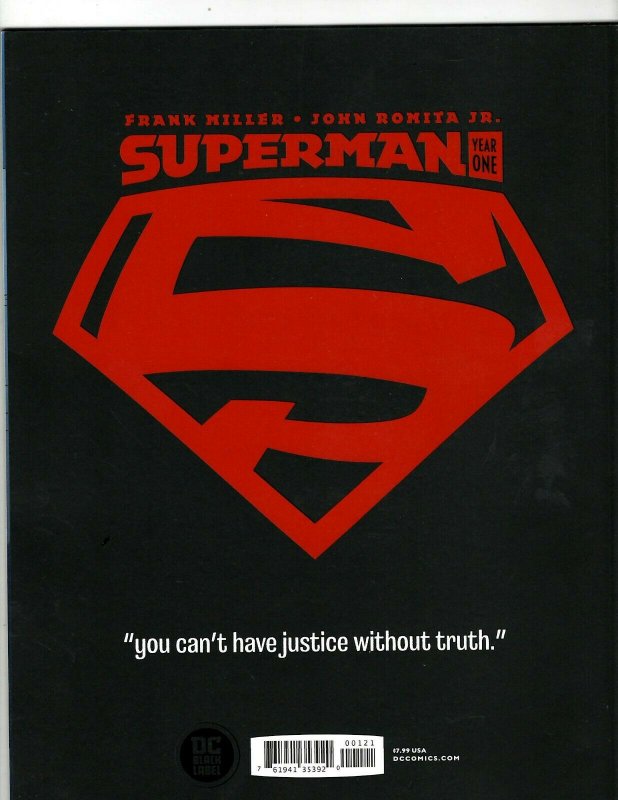 Superman: Year One Vol. # 1 DC Comic Book TPB Graphic Novel Frank Miller HR7