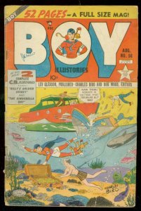 BOY COMICS #56 1950-CHARLES BIRO-UNDERWATER COVER G/VG