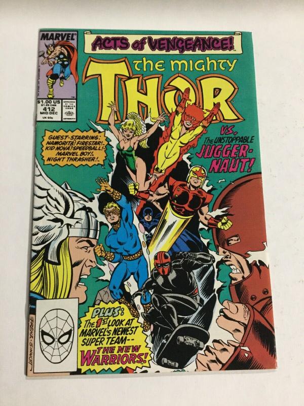 Thor 412 Vf Very Fine 8.0 Marvel