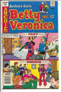 Archie's Girls Betty And Veronica #266 1978-sky trip cover-VG