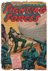 Our Fighting Forces #2 Tear Sheet - Joe Kubert's File Copy w COA - 1955