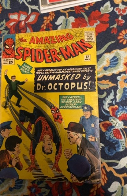 The Amazing Spider-Man #12 (1964) jj jameson/doc ock see description