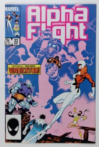 Alpha Flight #32 (1986) 1st appearance of Heather Hudson