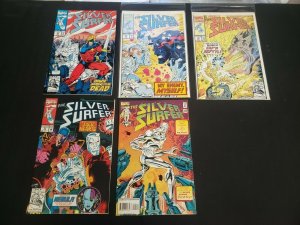 SILVER SURFER 5PC (VF) 2ND SERIES, DOWN AMONG THE DEAD, NEBULA 1992-95