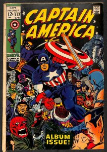 Captain America #112 GD/VG 3.0 Marvel Comics