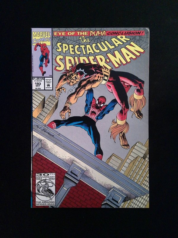 Spectacular Spider-Man #193  Marvel Comics 1992 VF+ 