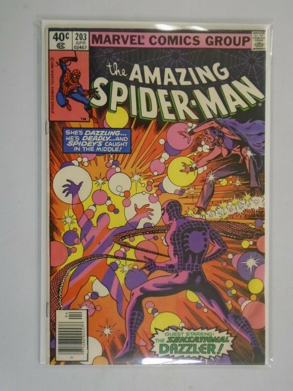 Amazing Spider-Man #203 Newsstand edition 3.0 GD VG (1980 1st Series)