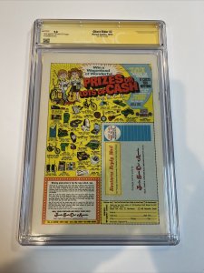 Ghost Rider (1973) # 2 (CGC 9.0 SS) Signed Sketch (Hellstorm) Roy Thomas | UK