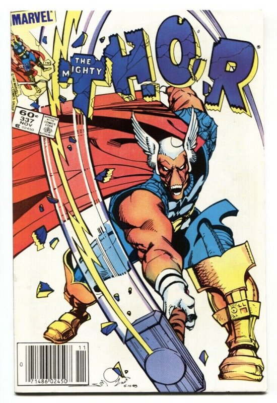 THOR #337 1st BETA RAY BILL-comic book VF+  Newsstand