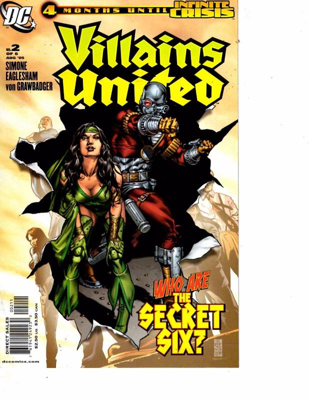 Lot Of 2 DC Comics Villains United #2 and Valiant Doctor Mirage #1 JB4