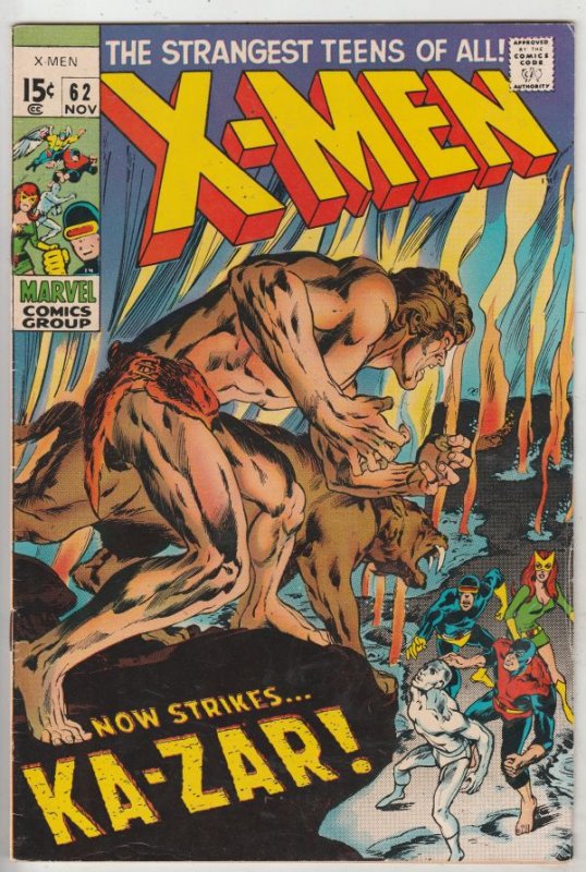 X-Men #62 (Nov-69) VF+ High-Grade X-Men