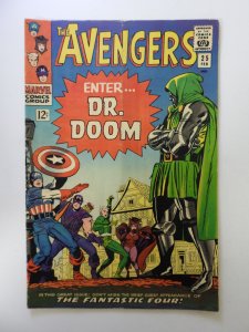 The Avengers #25 (1966) VG+ condition subscription crease