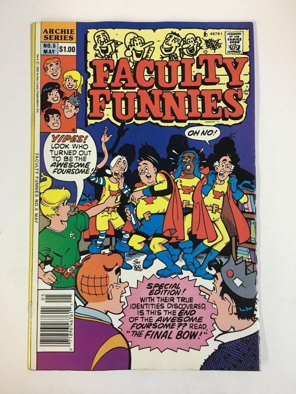 FACULTY FUNNIES (1989-1990)5 VF-NM May 1990 COMICS BOOK