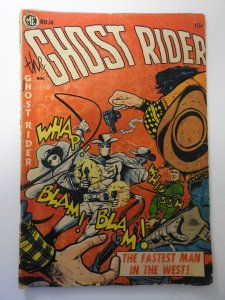 Ghost Rider #14  FR/GD Condition 1/2 book-length cumulative spine split, tape bc