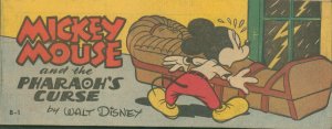 Mickey Mouse and the Pharaohs Curse #1 Walt Disney Wheaties 1950 VF-