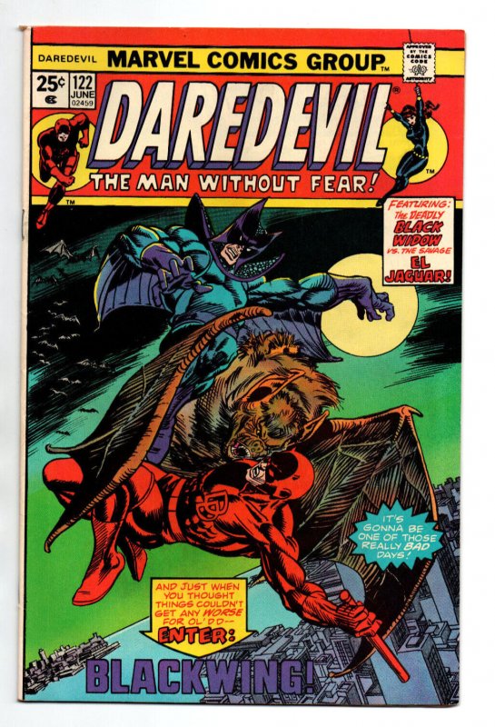 Daredevil #122 - Black Widow - 1975 - VF