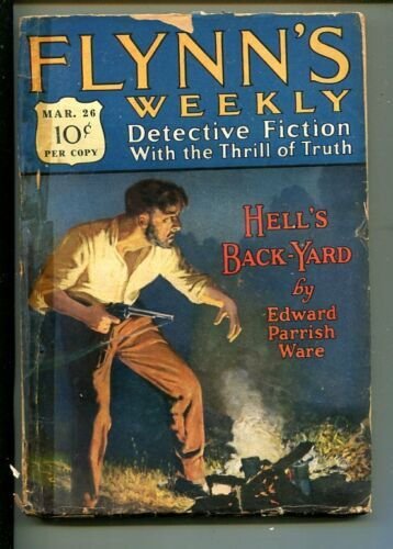 FLYNN'S WEEKLY DETECTIVE FICTION-MAR 26 1927-PULP-CRIME-MYSTERY-THOMPSON-good - 