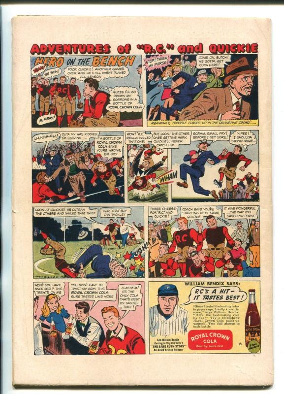 GANG BUSTERS #6 1948-DC-CRIME-SMASH RADIO HIT-vf minus