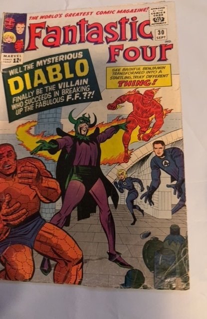 Fantastic Four #30 (1964)1st Diablo app see description